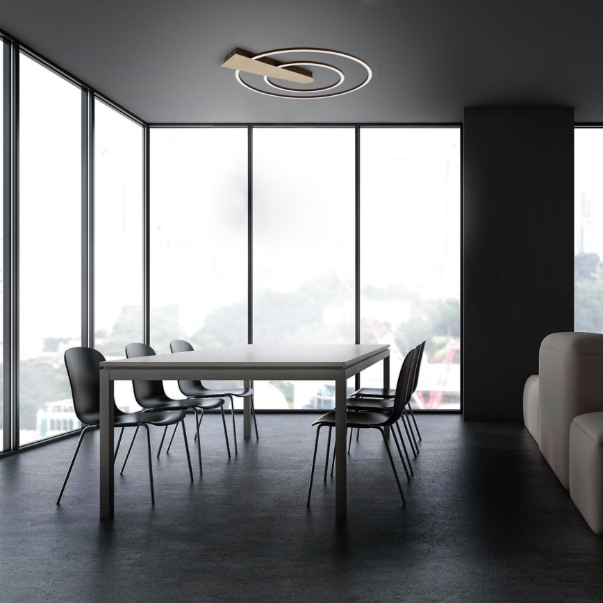 Briloner 3543-017 - LED Prigušiva plafonjera NICO LED/25W/230V zlatna