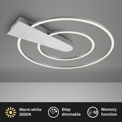 Briloner 3543-018 - LED Prigušiva plafonjera NICO LED/25W/230V krom