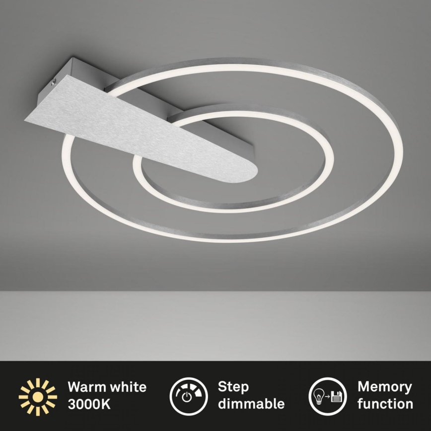 Briloner 3543-018 - LED Prigušiva plafonjera NICO LED/25W/230V krom