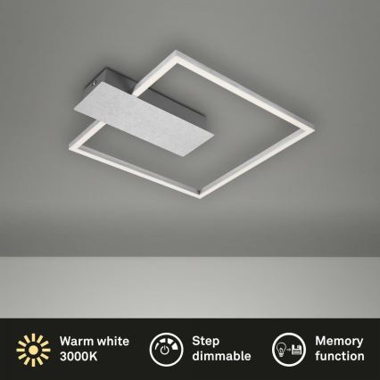 Briloner 3544-018 - LED Prigušiva plafonjera NICO LED/12W/230V krom
