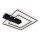 Briloner 3545-015 - LED Prigušiva plafonjera NICO LED/25W/230V crno