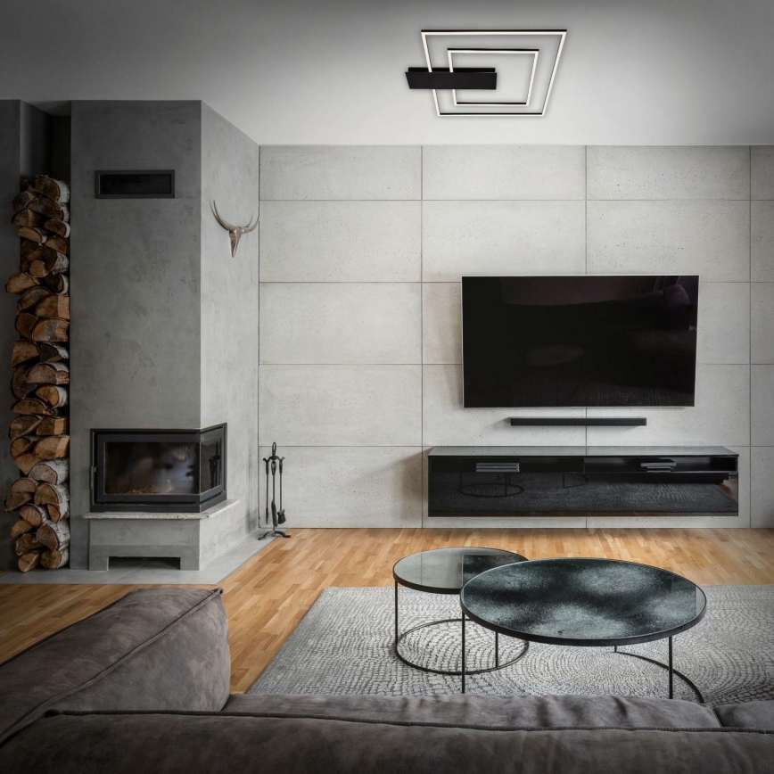 Briloner 3545-015 - LED prigušiva plafonska svetiljka NICO LED/25W/230V crna