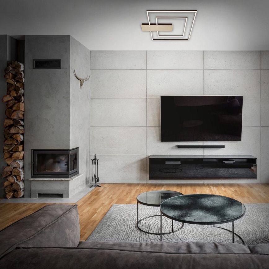 Briloner 3545-017 - LED prigušiva plafonska svetiljka NICO LED/25W/230V zlatna