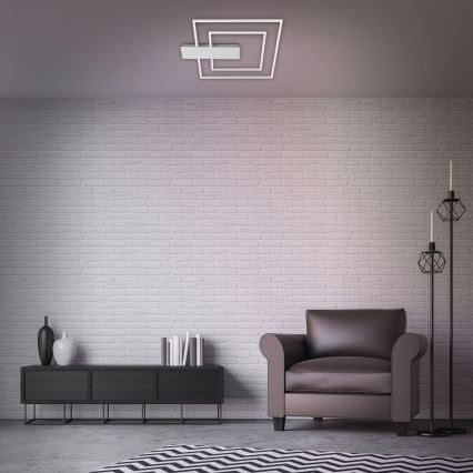 Briloner 3545-018 - LED Prigušiva plafonjera NICO LED/25W/230V krom