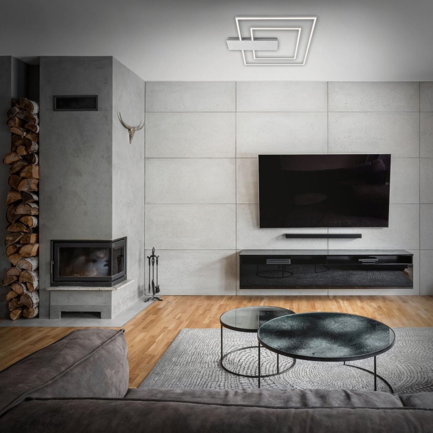 Briloner 3545-018 - LED prigušiva stropna lampa NICO LED/25W/230V mat hrom