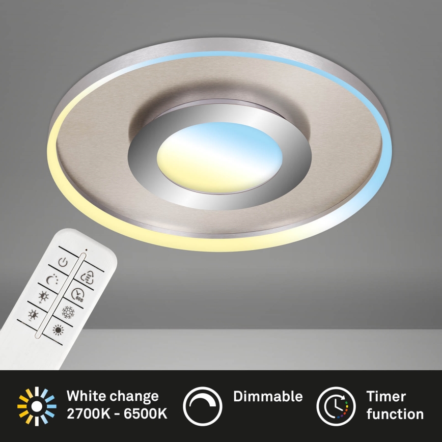 Briloner 3640-012 - LED Prigušiva plafonjera LED/25W/230V 2700-6500K + Daljinski upravljač