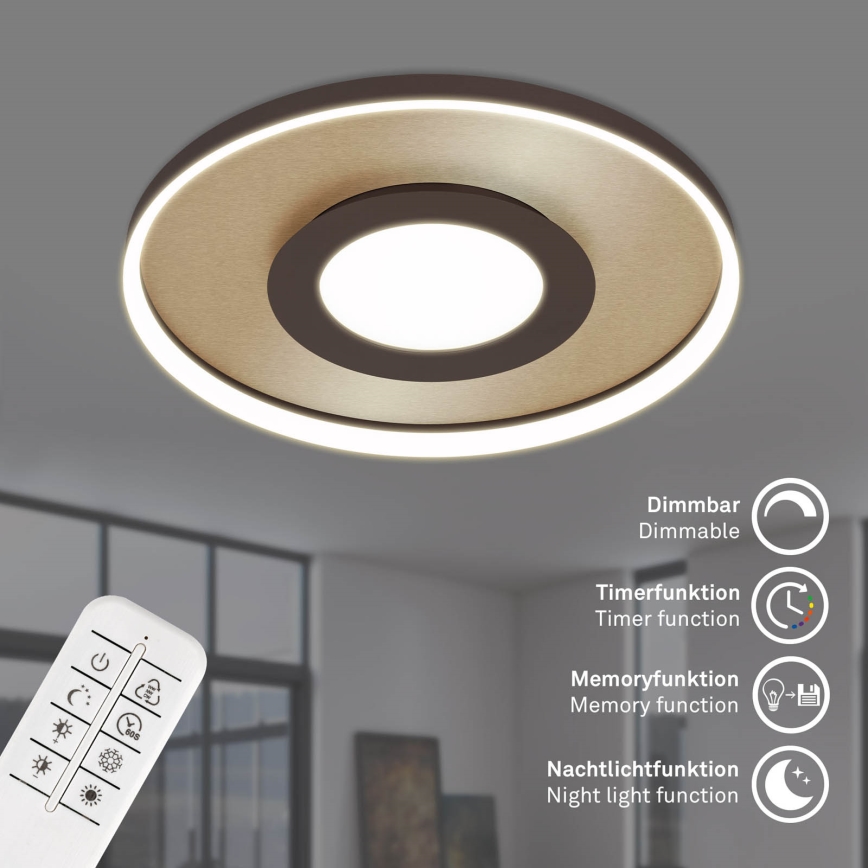 Briloner 3640017 - LED Prigušiva plafonjera FRAME LED/25W/230V 2700-6500K + Daljinski upravljač