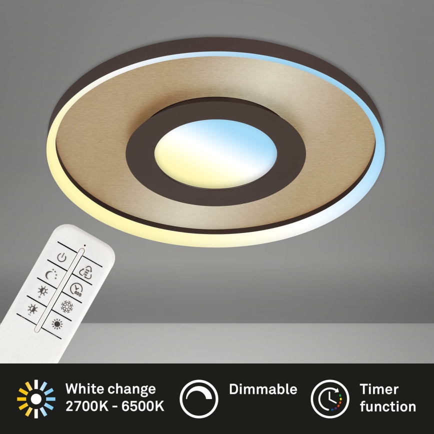 Briloner 3640017 - LED Prigušiva plafonjera FRAME LED/25W/230V 2700-6500K + Daljinski upravljač