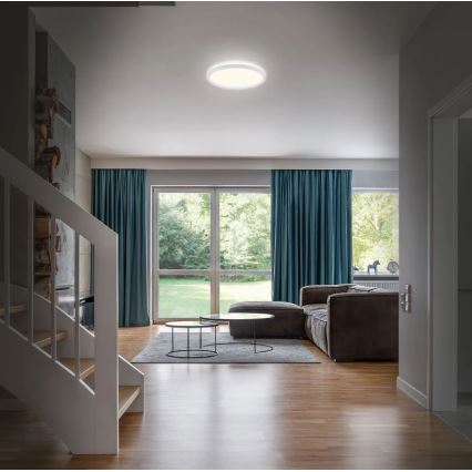 Briloner 3642-416 - LED plafonjera za kupatilo SLIM LED/19W/230V IP44 bela
