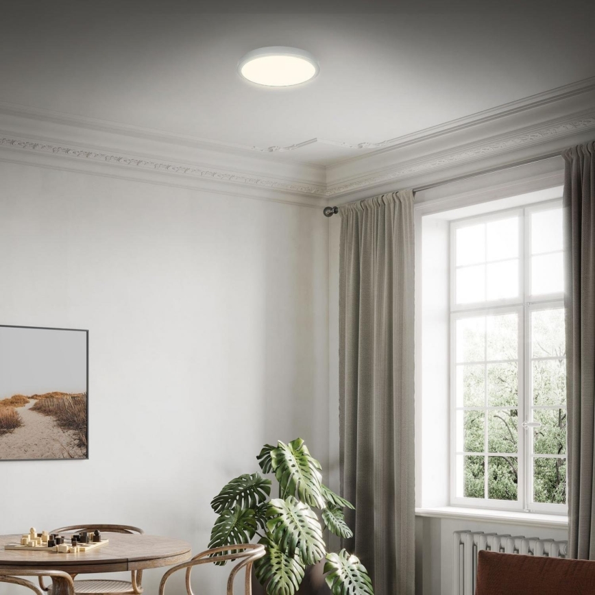 Briloner 3700-014 - LED Plafonjera RUNA LED/16W/230V 3000K pr. 28 cm srebrno