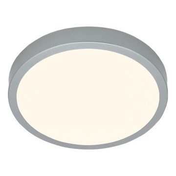 Briloner 3700-014 - LED plafonsko svetlo RUNA LED/16W/230V 3000K prečnik 28 cm srebrno