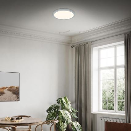 Briloner 3703-014 - LED Plafonjera RUNA LED/24W/230V 3000K pr. 38 cm srebrno