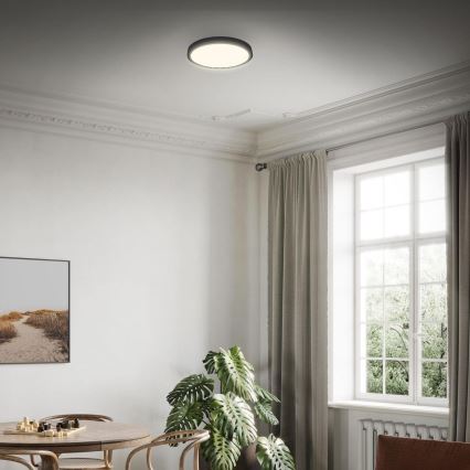 Briloner 3703-015 - LED Plafonjera RUNA LED/24W/230V 3000K pr. 38 cm crno