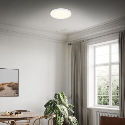 Briloner 3703-016 - LED Plafonjera RUNA LED/24W/230V 3000K pr. 38 cm bela