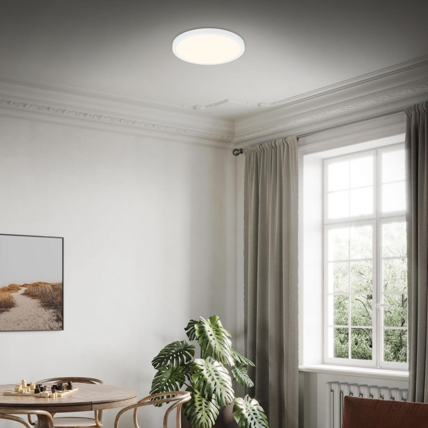 Briloner 3703-016 - LED Plafonjera RUNA LED/24W/230V 3000K pr. 38 cm bela