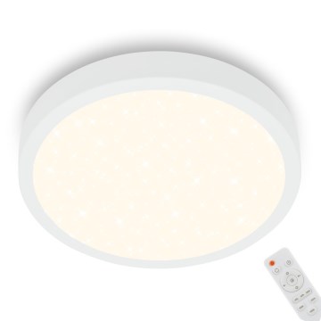 Briloner 3704-016 - LED Prigušiva plafonjera RUNA LED/22W/230V 2700-6500K bela + Daljinski upravljač