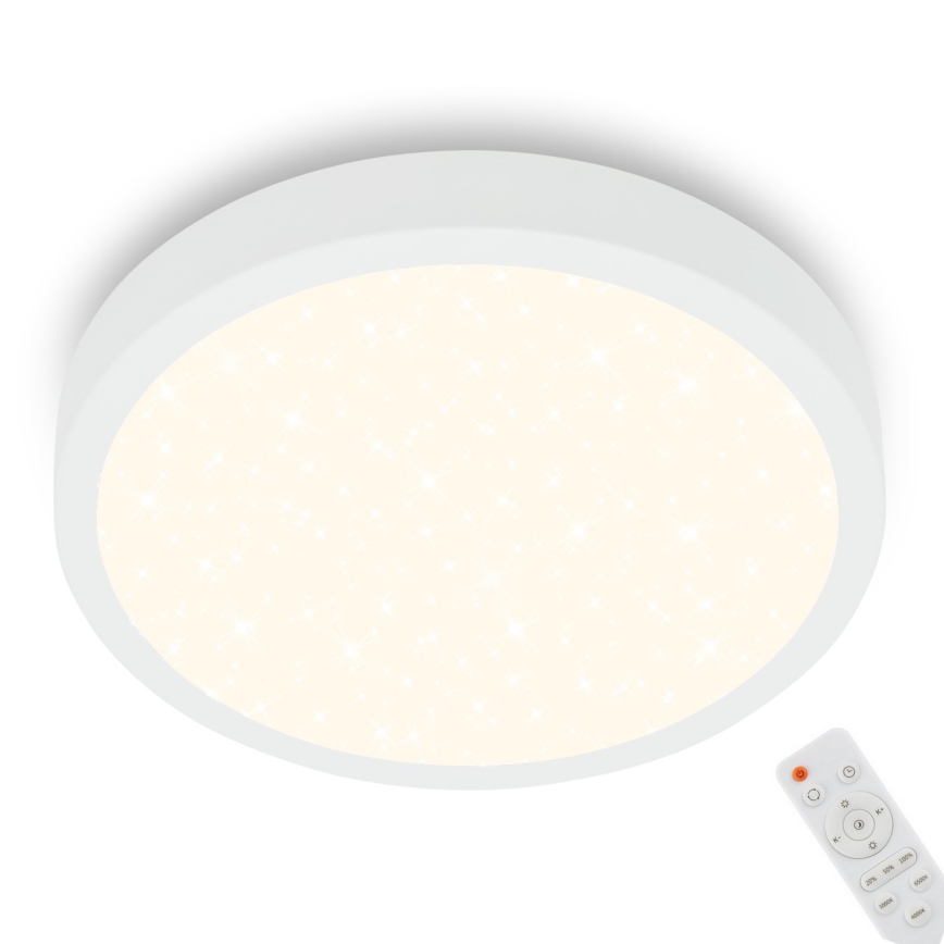Briloner 3704-016 - LED Prigušiva plafonjera RUNA LED/22W/230V 2700-6500K bela + Daljinski upravljač