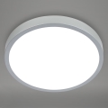 Briloner 3709-014 - LED RGBW Prigušiva plafonjera LED/22W/230V 4000K pr. 38 cm srebrno + Daljinski upravljač