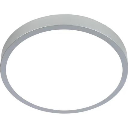 Briloner 3709-014 - prigušiva LED RGBW plafonska svetiljka LED/22W/230V 4000K prečnik 38 cm srebrna + daljinski upravljač