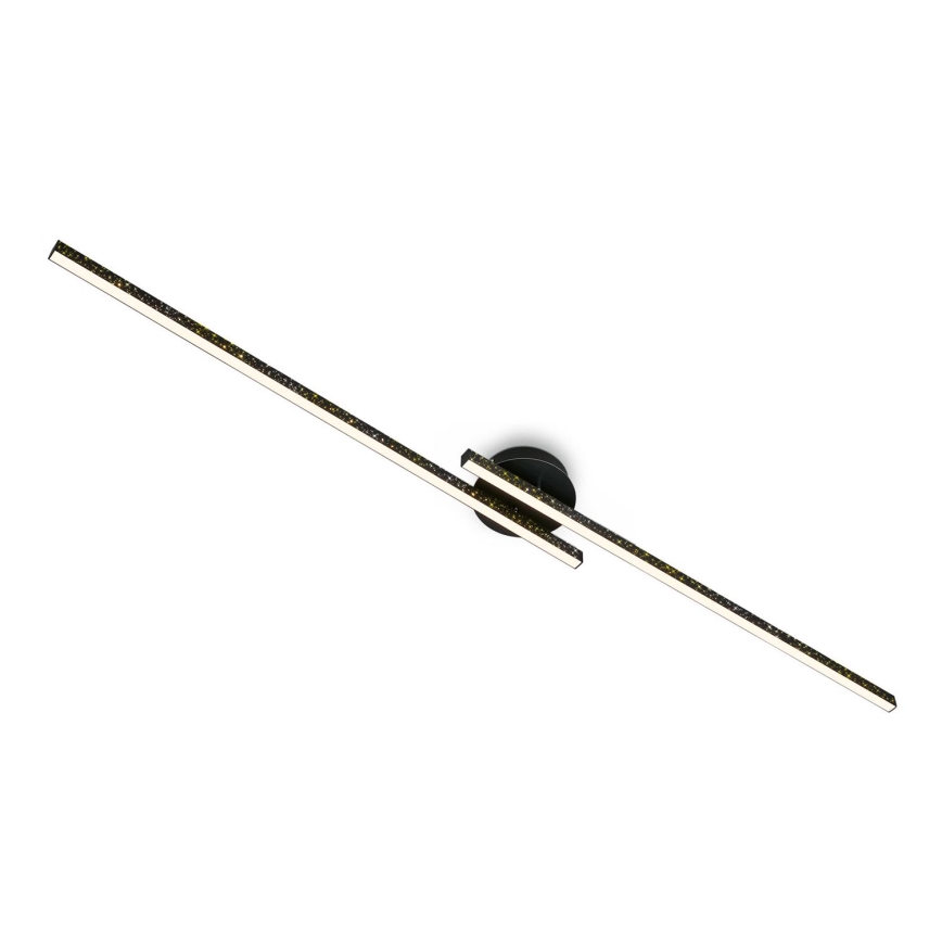 Briloner 3717-025 - LED plafonski luster REY 2xLED/12W/230V crne boje