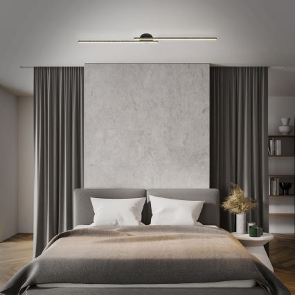 Briloner 3717-025 - LED plafonski luster REY 2xLED/12W/230V crne boje