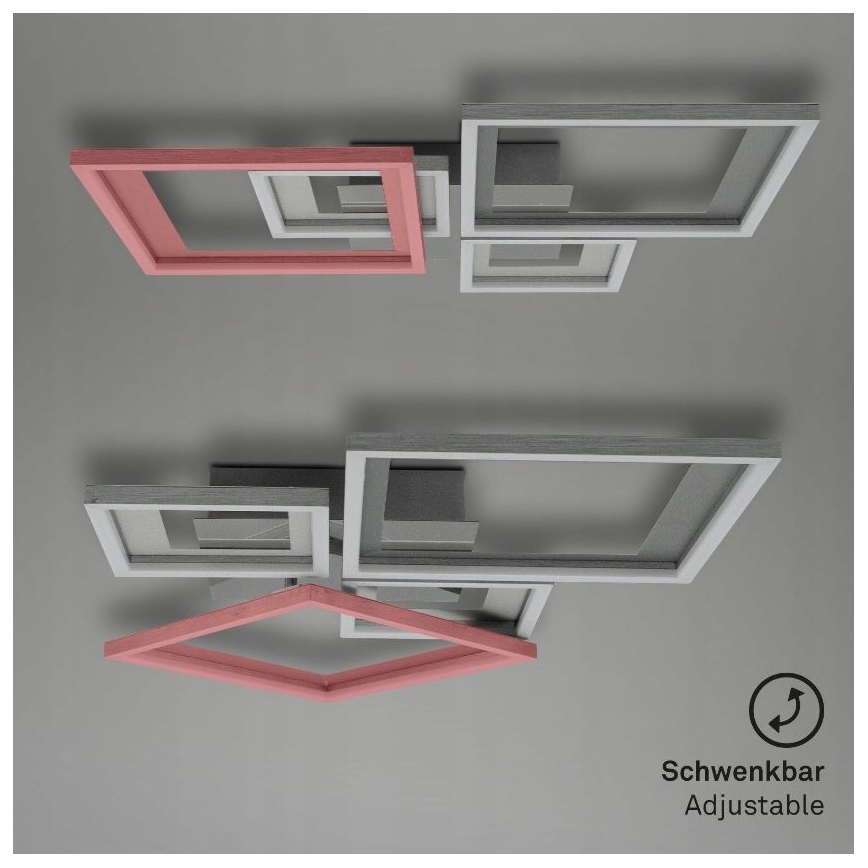 Briloner 3727-019 - LED Prigušiva plafonjera FRAME LED/38W/230V