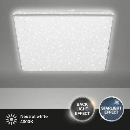 Briloner 3749-414 - LED Plafonjera LINO LED/24W/230V mat krom
