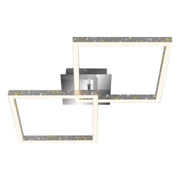 Briloner 3751-019 - LED Prigušiva plafonjera FRAME LED/20W/230V krom