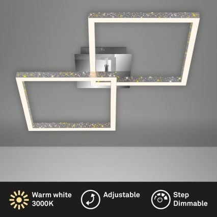 Briloner 3751-019 - LED Prigušiva plafonjera FRAME LED/20W/230V krom