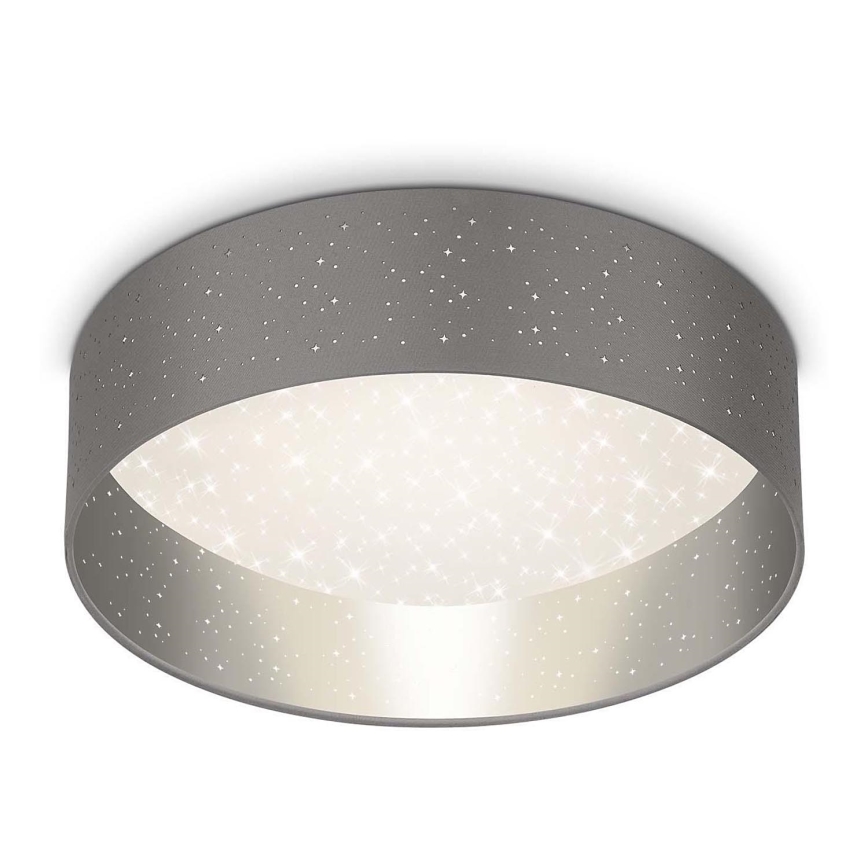 Briloner 3882-014 - LED Plafonjera MAILA STARRY LED/18W/230V sivo/srebrno