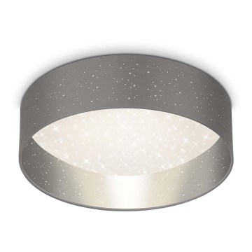 Briloner 3882-014 - LED plafonsko svetlo MAILA STARRY LED/18W/230V siva/srebrna