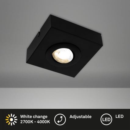 Briloner 3996015 - LED Reflektorska lampa CTS LED/4W/230V 2700/4000K crno