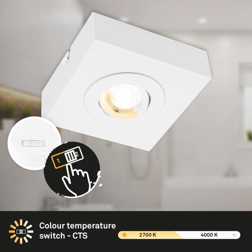 Briloner 3996016 - LED Reflektorska lampa CTS LED/4W/230V 2700/4000K bela