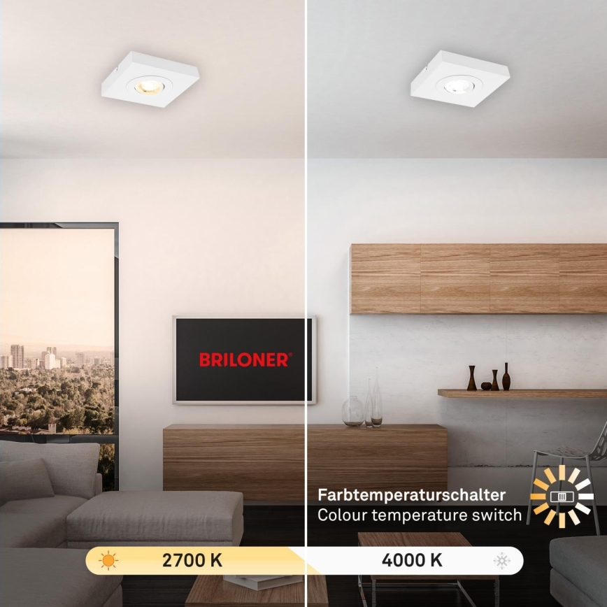 Briloner 3996016 - LED Reflektorska lampa CTS LED/4W/230V 2700/4000K bela