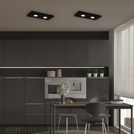 Briloner 3996025 - LED spot svetiljka CTS 2xLED/4W/230V 2700/4000K crna