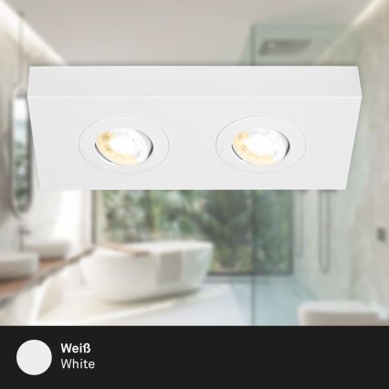 Briloner 3996026 - LED Reflektorska lampa CTS 2xLED/4W/230V 2700/4000K bela