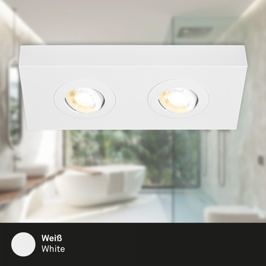 Briloner 3996026 - LED Reflektorska lampa CTS 2xLED/4W/230V 2700/4000K bela