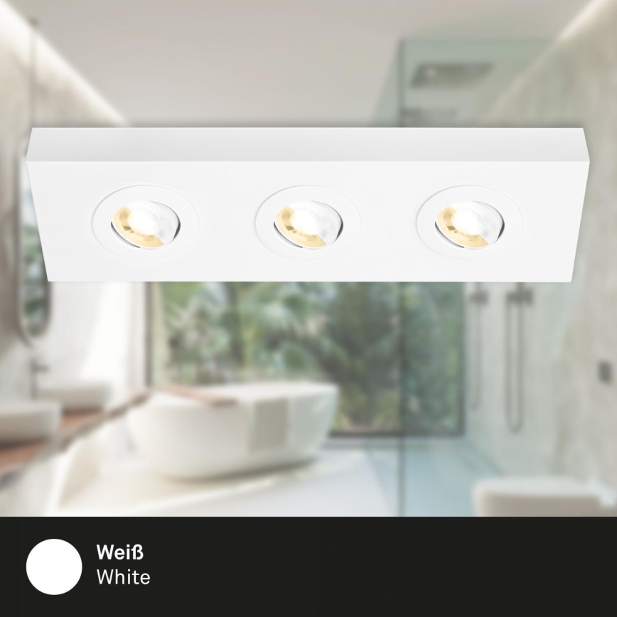 Briloner 3996036 - LED spot svetiljka CTS 3xLED/4W/230V 2700/4000K bela