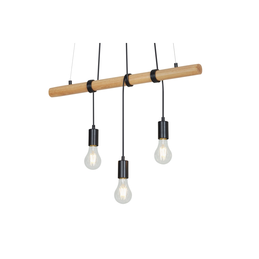 Briloner 4015035 - Luster na sajli 3xE27/25W/230V fikus elastika