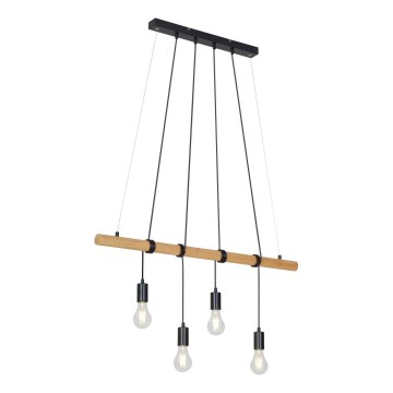 Briloner 4015045 - Luster na sajli 4xE27/25W/230V fikus elastika