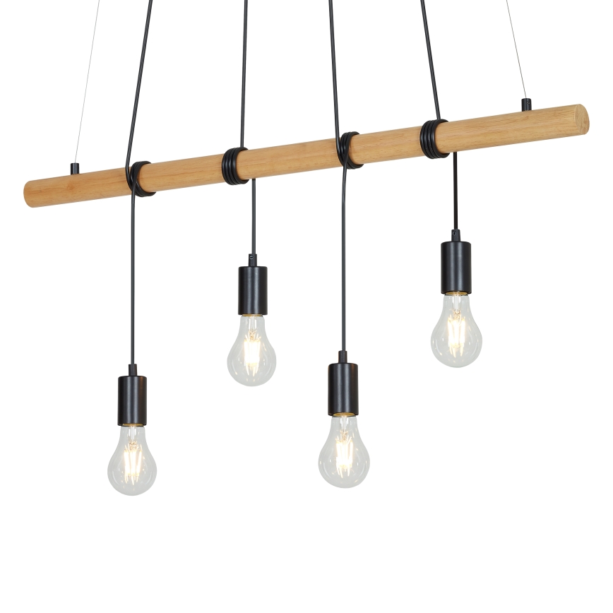 Briloner 4015045 - Luster na sajli 4xE27/25W/230V fikus elastika