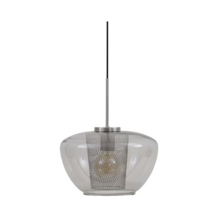 Briloner 4016-014 - Luster na sajli SEVENTIES 1xE27/40W/230V prozirna