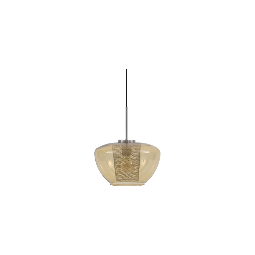 Briloner 4016-017 - Luster na sajli SEVENTIES 1xE27/40W/230V narandžasta