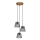 Briloner 4074-035 - Luster na sajli TAUNUS 3xE14/40W/230V fikus elastika