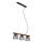 Briloner 4077-035 - Luster na sajli WOOD & STYLE 3xE14/25W/230V fikus elastika