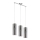 Briloner 4313-038 - Luster na sajli 3xE27/60W/230V