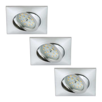 Briloner 6997-039 - Set 3x LED Ugradbena lampa za kupatilo LED/5W/230V IP23