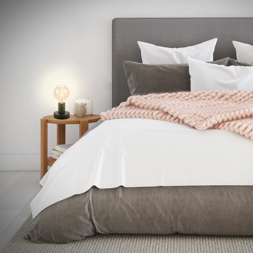 Briloner 7023-015 - Stolna lampa TEEPU 1xE27/10W/230V crna