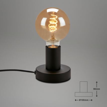 Briloner 7023-015 - Stona lampa TEEPU 1xE27/10W/230V crno