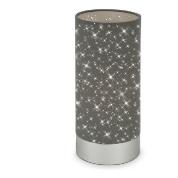 Briloner 7028-014 - Stona lampa STARRY SKY 1xE14/25W/230V sivo